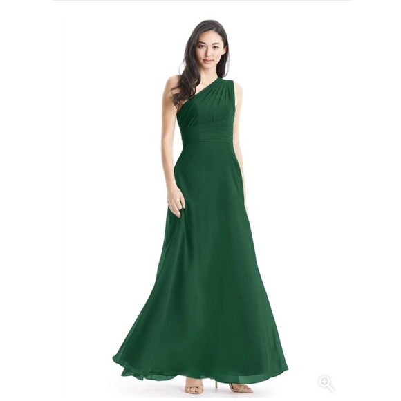 Azazie Dresses & Skirts - Azazie Ashley Bridesmaids Dress in Dark Green